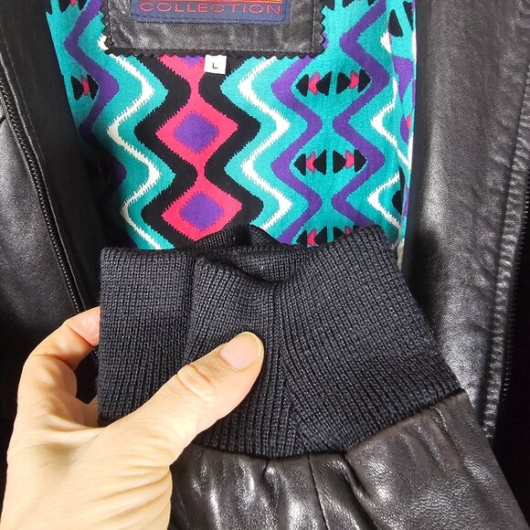 VTG Tony Nowak Country Star Hollywood Leather Jacket L Western Rockabilly Retro - Picture 12 of 12